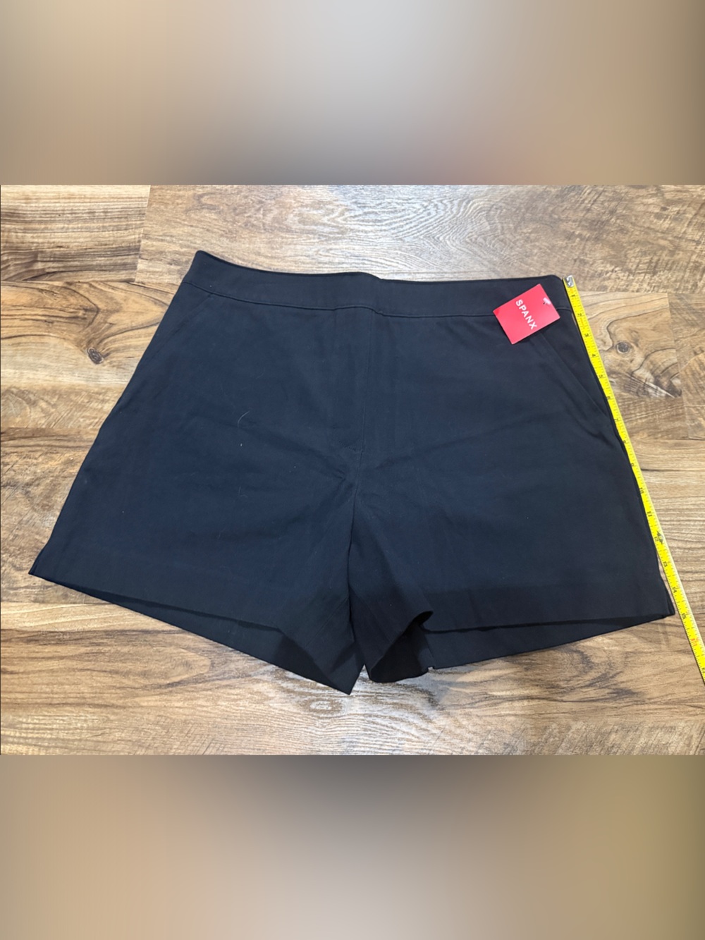 SPANX Black Athletic High-Rise Performance Shorts